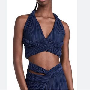 NWT MAYLÉ VÁSQUEZ Salome Wrap Around Crop Top
X21